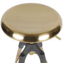 Barhocker in Gold - 53x53x80 (LxBxH)