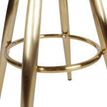Barhocker in Gold - 53x53x80 (LxBxH)