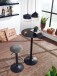Barhocker in Grau - 40x40x79 (LxBxH)