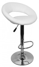 Barhocker in Weiß - 55x50x102cm (LxBxH)