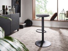 Barhocker in Grau - 40x40x79 (LxBxH)