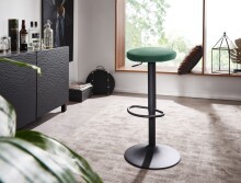 Barhocker in Grün - 40x40x79 (LxBxH)