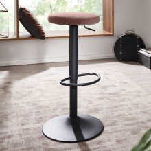 Barhocker in Rosa - 40x40x79 (LxBxH)