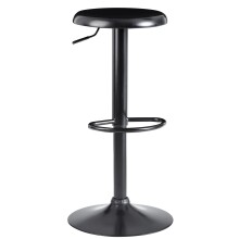 Barhocker in Schwarz aus Kompletter Hocker: lackiertes...