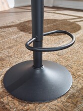 Barhocker in Schwarz aus Kompletter Hocker: lackiertes Eisen - 40x40x79 (LxBxH)