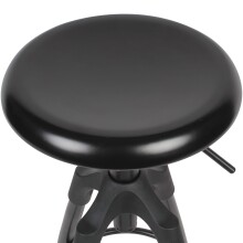 Barhocker in Schwarz - 53x53x80 (LxBxH)