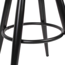 Barhocker in Schwarz - 53x53x80 (LxBxH)