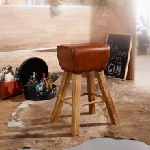 Barhocker in Braun - 43x43x75 (LxBxH)