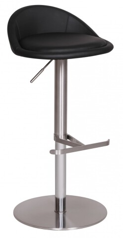 Barhocker in Schwarz - 43x43x90cm (LxBxH)