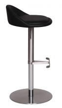 Barhocker in Schwarz - 43x43x90cm (LxBxH)