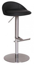 Barhocker in Schwarz - 43x43x90cm (LxBxH)
