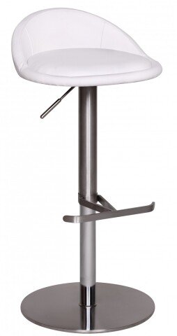 Barhocker in Weiß - 43x43x90cm (LxBxH)