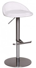 Barhocker in Weiß - 43x43x90cm (LxBxH)