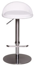 Barhocker in Weiß - 43x43x90cm (LxBxH)