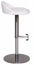 Barhocker in Weiß - 43x43x90cm (LxBxH)