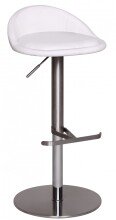Barhocker in Weiß - 43x43x90cm (LxBxH)