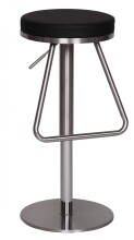 Barhocker in Schwarz - 39x39x79cm (LxBxH)