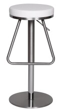 Barhocker in Weiß - 39x39x79cm (LxBxH)