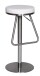 Barhocker in Weiß - 39x39x79cm (LxBxH)
