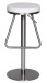 Barhocker in Weiß - 39x39x79cm (LxBxH)