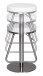 Barhocker in Weiß - 39x39x79cm (LxBxH)