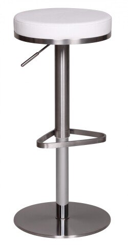 Barhocker in Weiß - 38x38x82cm (LxBxH)