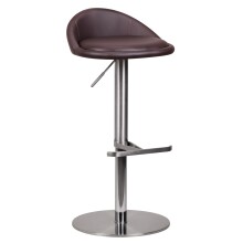 Barhocker in Braun - 43x43x90cm (LxBxH)