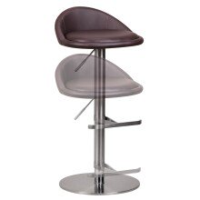 Barhocker in Braun - 43x43x90cm (LxBxH)
