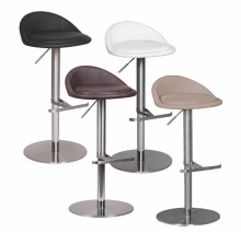 Barhocker in Braun - 43x43x90cm (LxBxH)