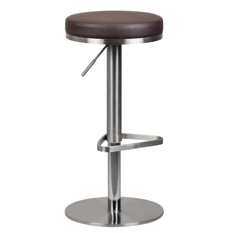 Barhocker in Braun - 38x38x82cm (LxBxH)