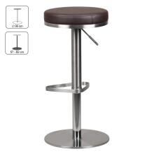 Barhocker in Braun - 38x38x82cm (LxBxH)
