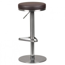 Barhocker in Braun - 38x38x82cm (LxBxH)