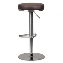 Barhocker in Braun - 38x38x82cm (LxBxH)
