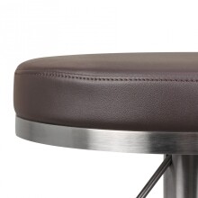 Barhocker in Braun - 38x38x82cm (LxBxH)