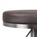 Barhocker in Braun - 38x38x82cm (LxBxH)
