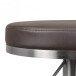 Barhocker in Braun - 38x38x82cm (LxBxH)