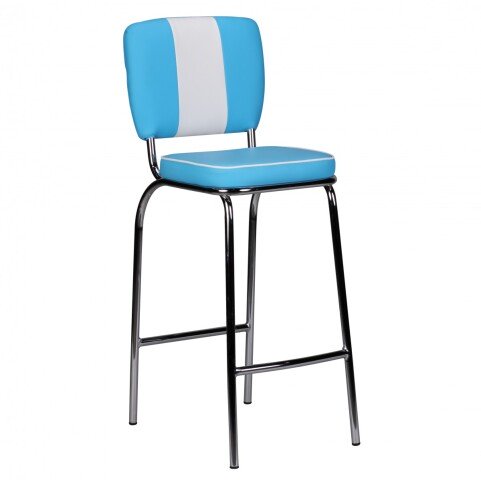 Barhocker in Blau - 40x38x110 (LxBxH)