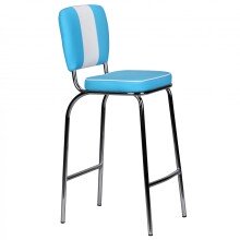 Barhocker in Blau - 40x38x110 (LxBxH)