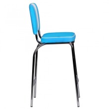 Barhocker in Blau - 40x38x110 (LxBxH)