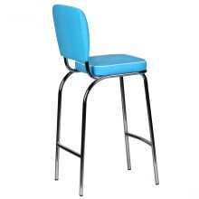 Barhocker in Blau - 40x38x110 (LxBxH)