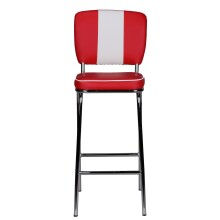 Barhocker in Rot - 40x38x110 (LxBxH)