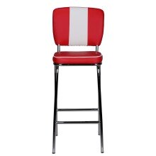 Barhocker in Rot - 40x38x110 (LxBxH)