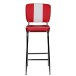 Barhocker in Rot - 40x38x110 (LxBxH)