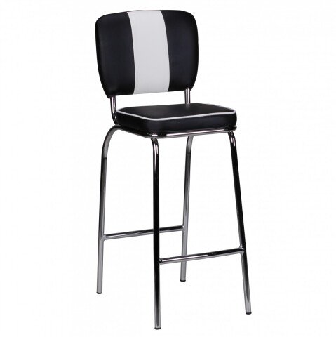 Barhocker in Schwarz - 40x38x110 (LxBxH)