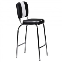 Barhocker in Schwarz - 40x38x110 (LxBxH)