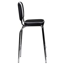Barhocker in Schwarz - 40x38x110 (LxBxH)