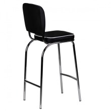 Barhocker in Schwarz - 40x38x110 (LxBxH)