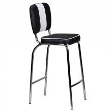 Barhocker in Schwarz - 40x38x110 (LxBxH)