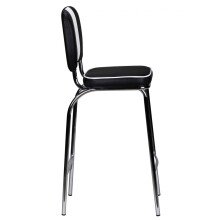 Barhocker in Schwarz - 40x38x110 (LxBxH)
