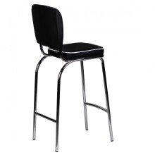 Barhocker in Schwarz - 40x38x110 (LxBxH)